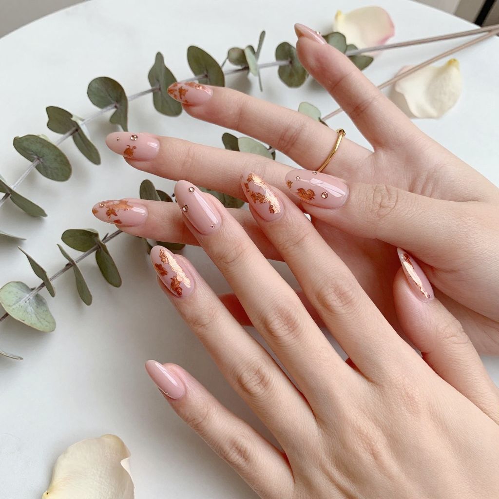 Valentine's Day nail design idea 6