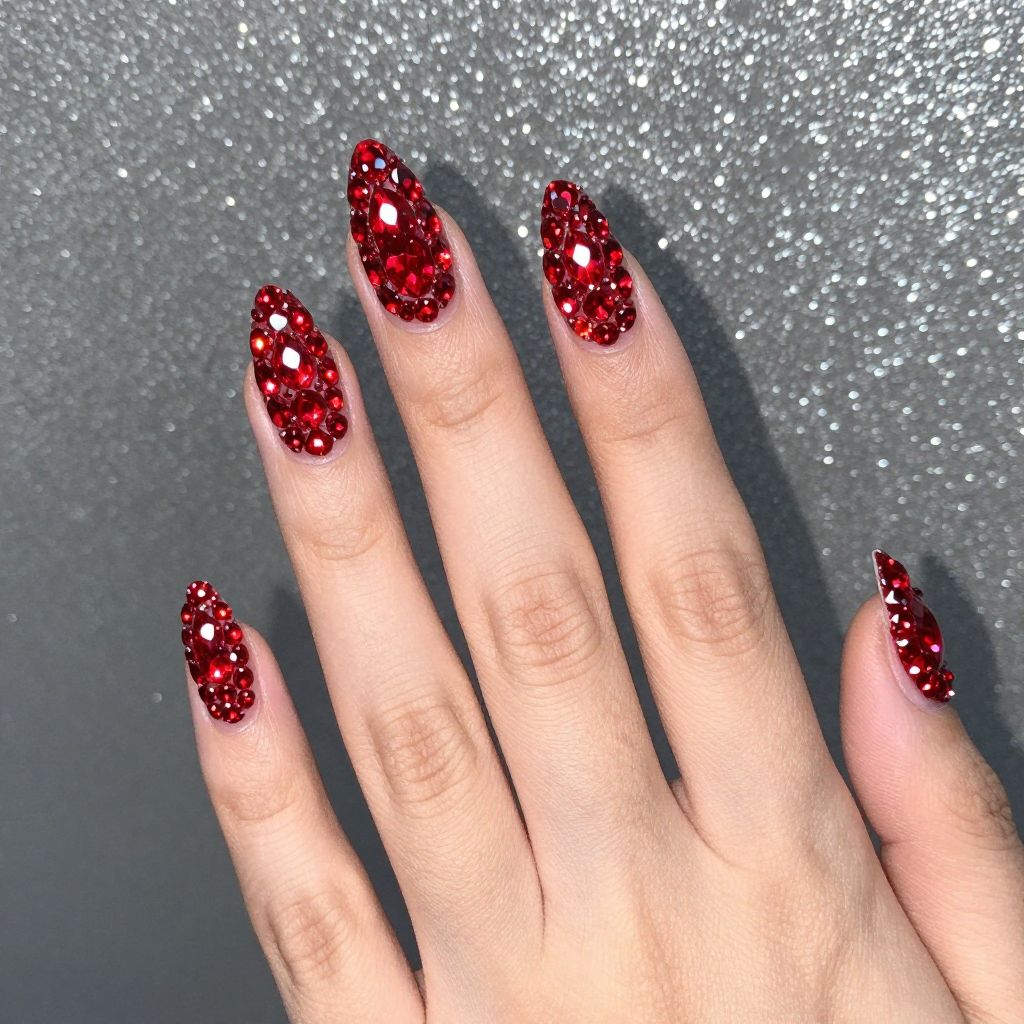 Valentine's Day nail idea 15