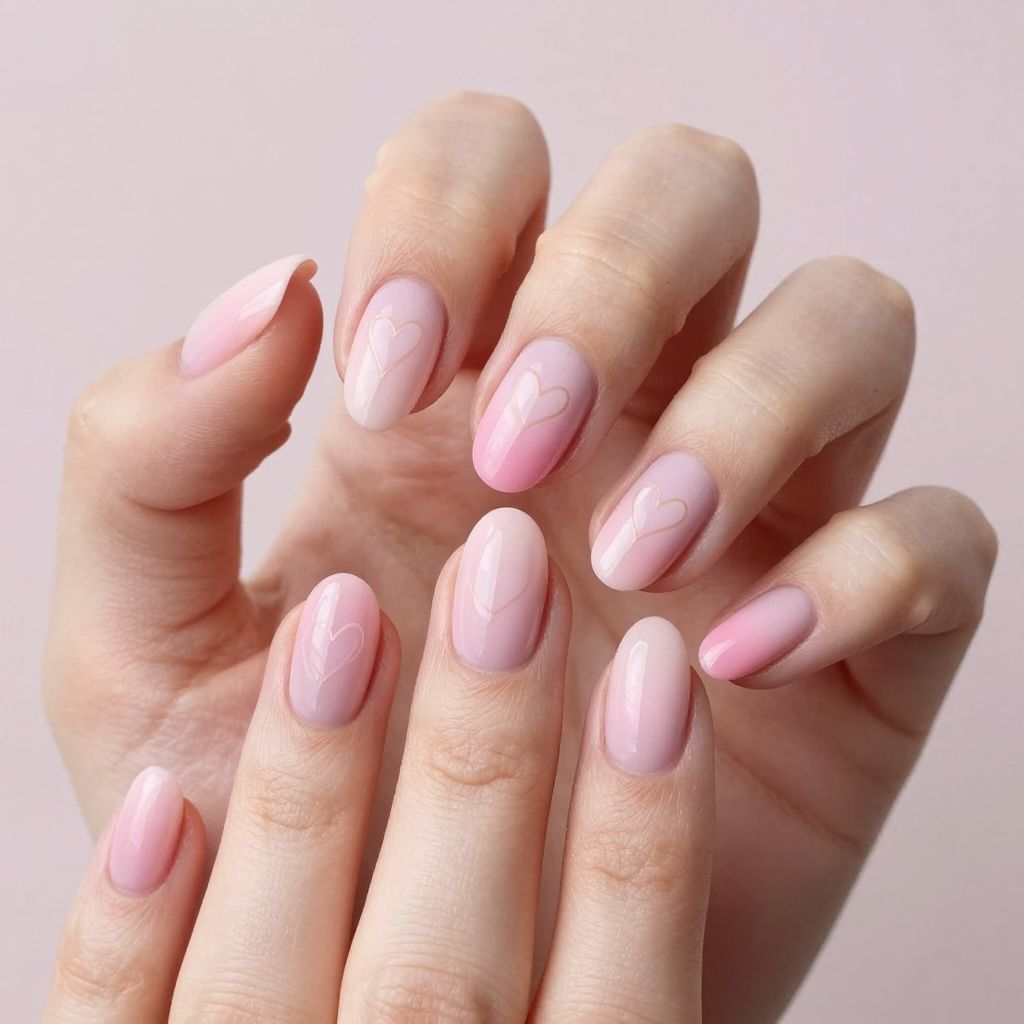 Valentine's Day nail idea 2
