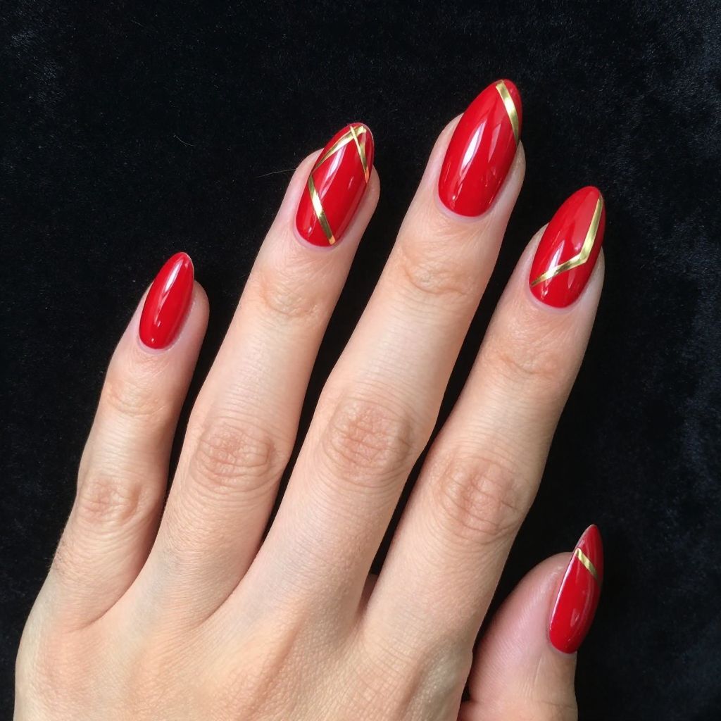 Valentine's Day nail idea 3