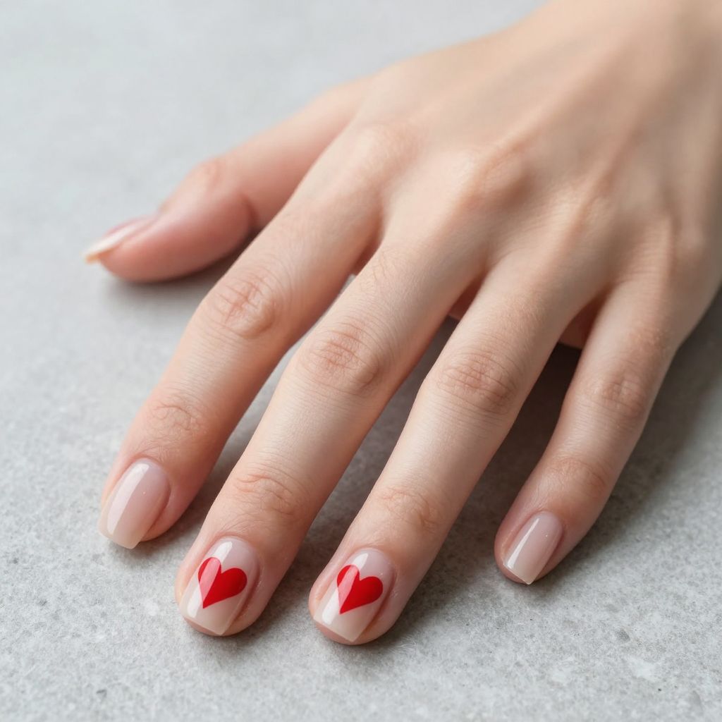 Valentine's Day nail idea 5