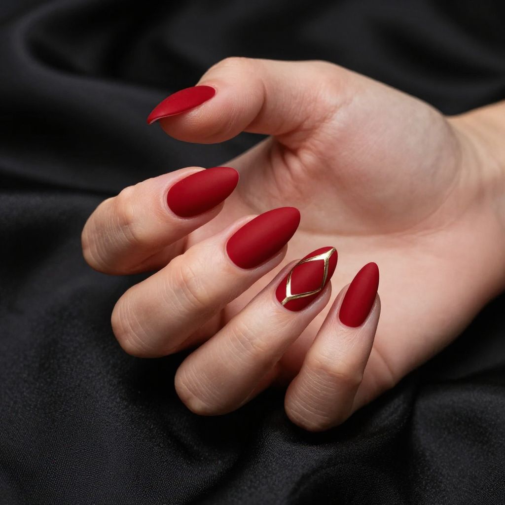 Valentine's Day nail idea 8