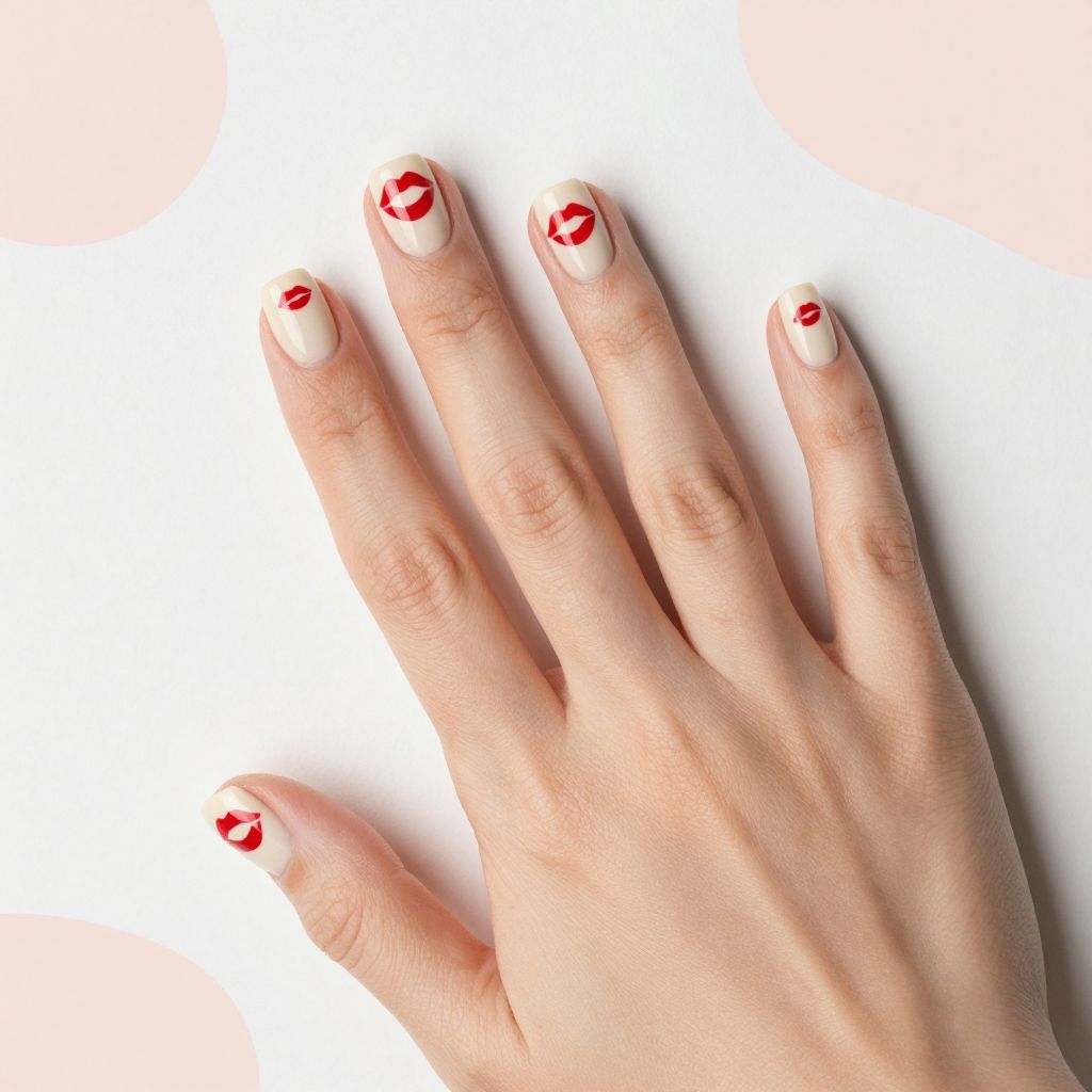Valentines nail idea 8