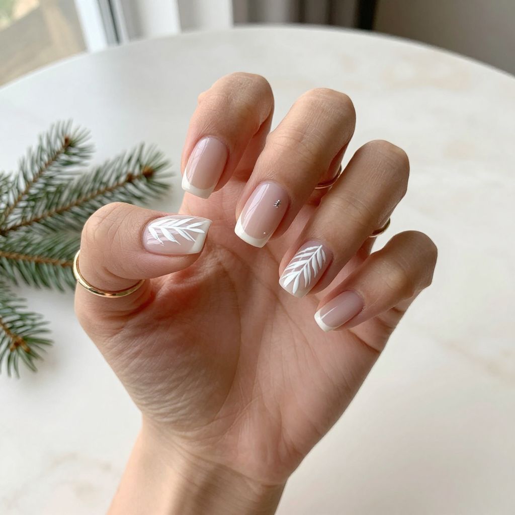 White Negative Space Trees