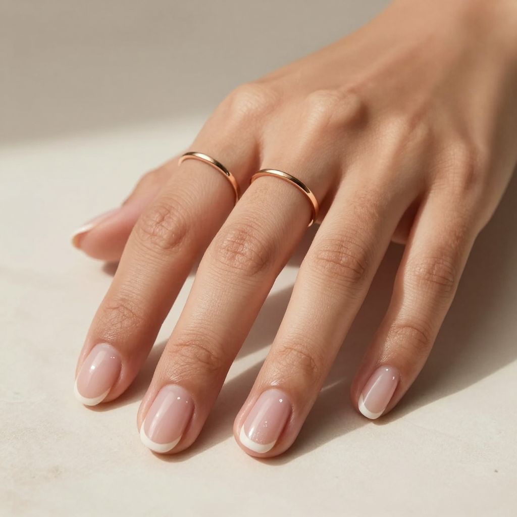 Short Round White Tips