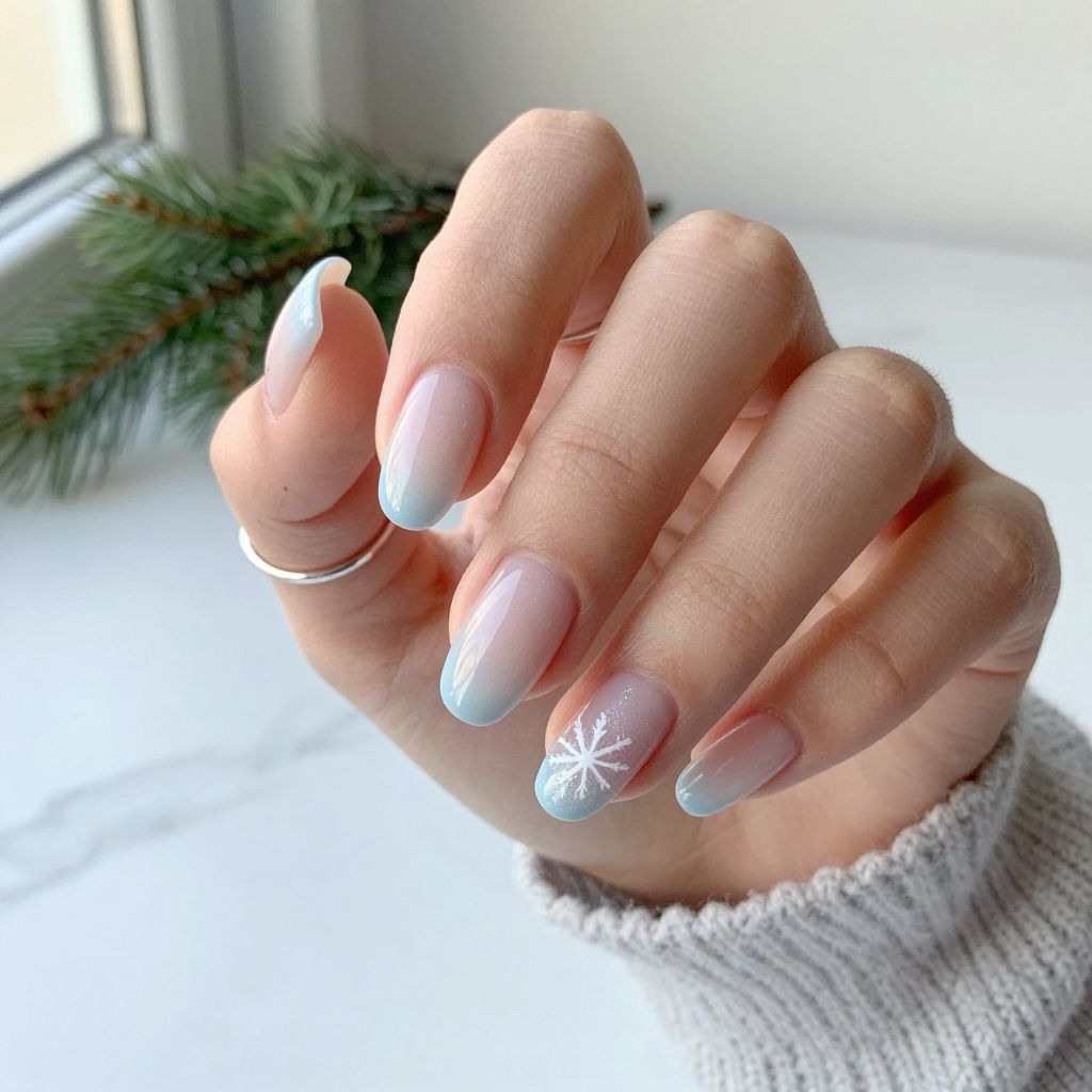 Winter Dip Nail Ideas 10