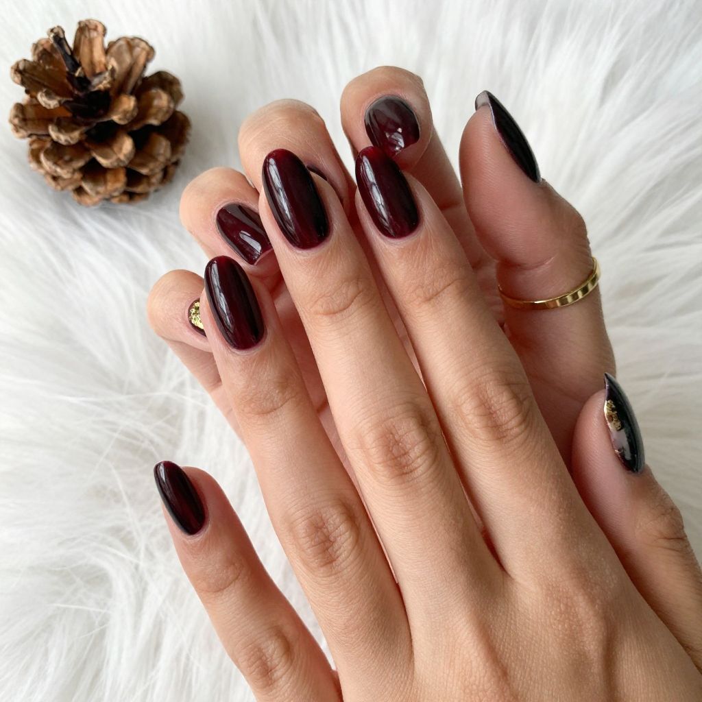 Winter Dip Nail Ideas 14
