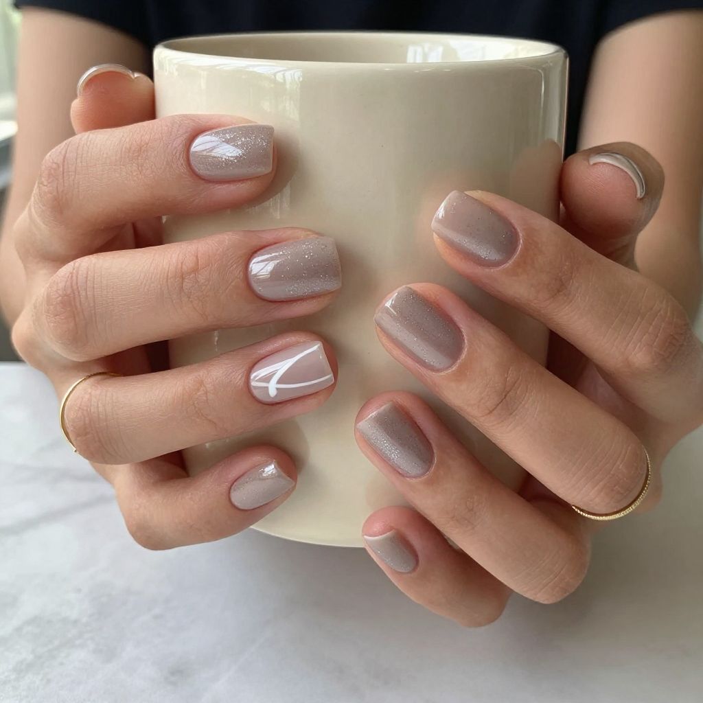Winter Dip Nail Ideas 15