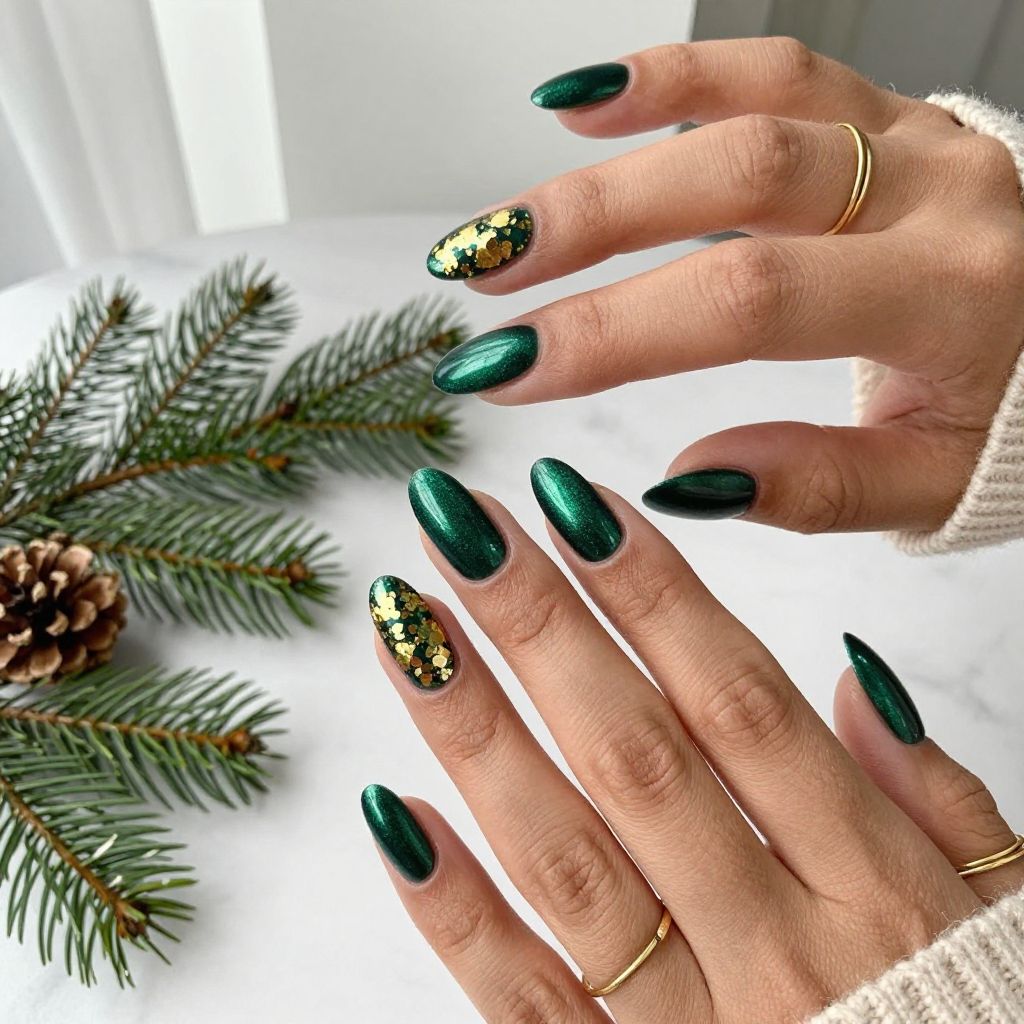 Winter Dip Nail Ideas 5