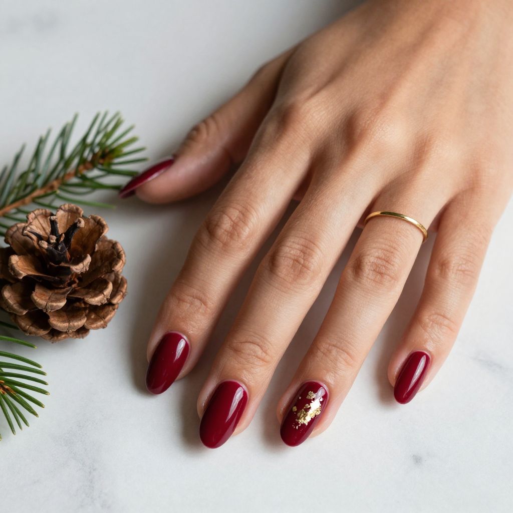 Winter Dip Nail Ideas 9