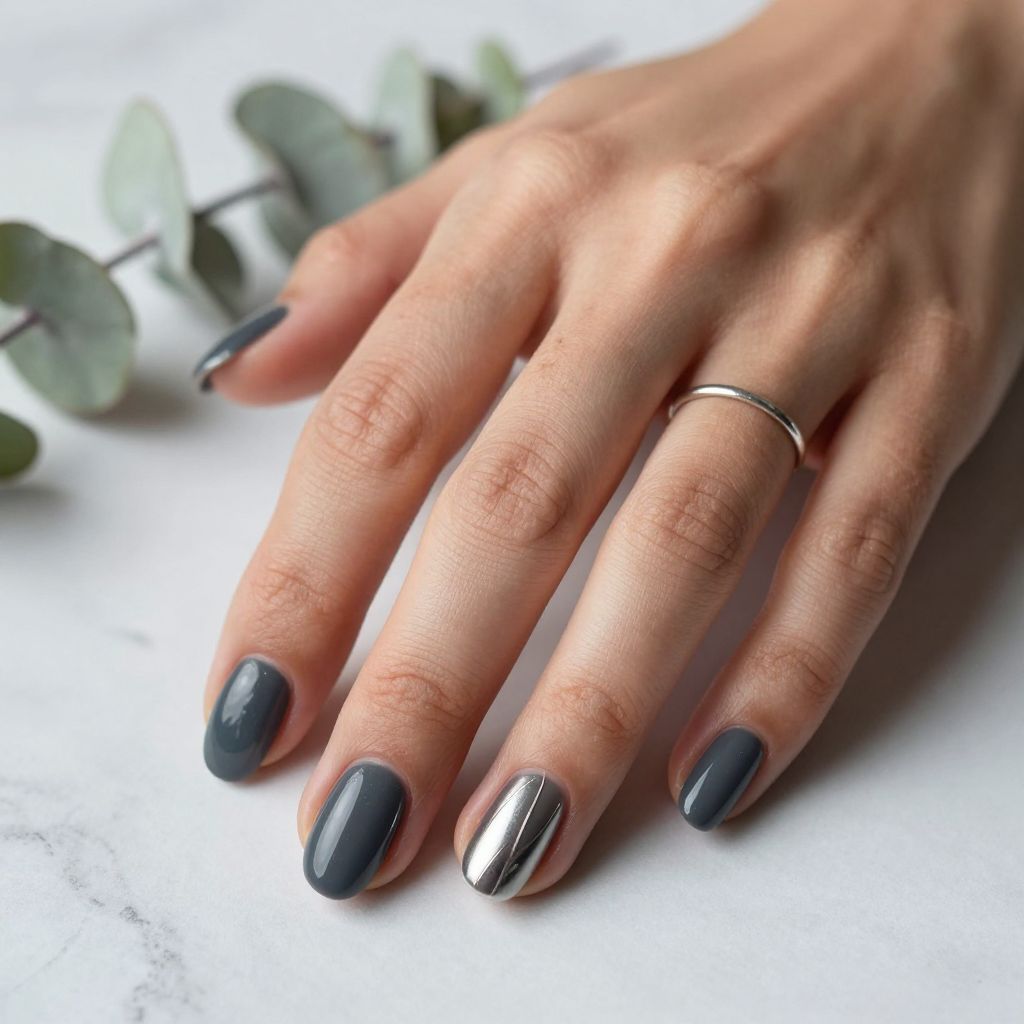 Winter Dip Nail Ideas 7
