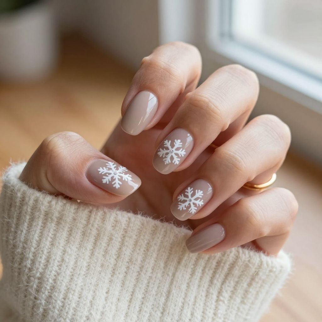 Winter Gel Nail Ideas 3