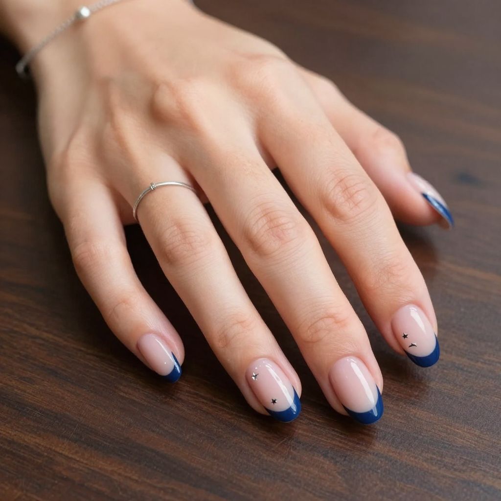 Celestial French Tips
