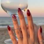 15 Best Burgundy Nail Ideas